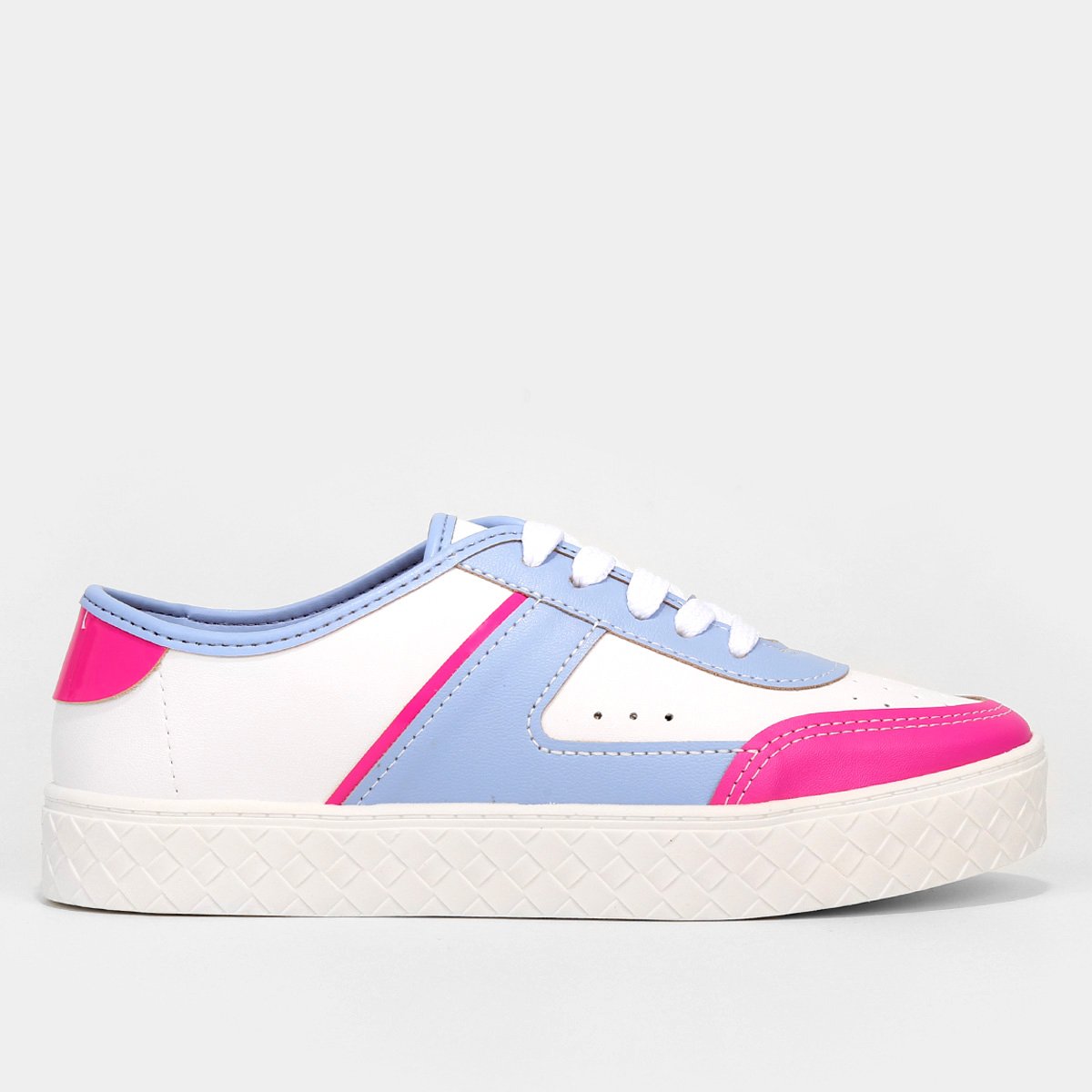 Miniatura Tênis Moleca Com Perfuros Feminino Colorido - 34