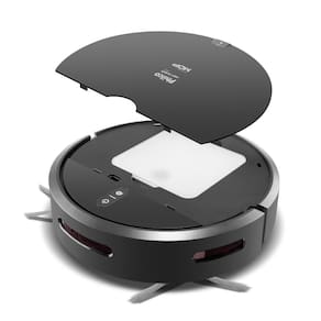 Miniatura Aspirador Robô Philco PAS23 3 em 1 MOP 90min Sensor Antiqueda e Obstáculos Bivolt Preto
