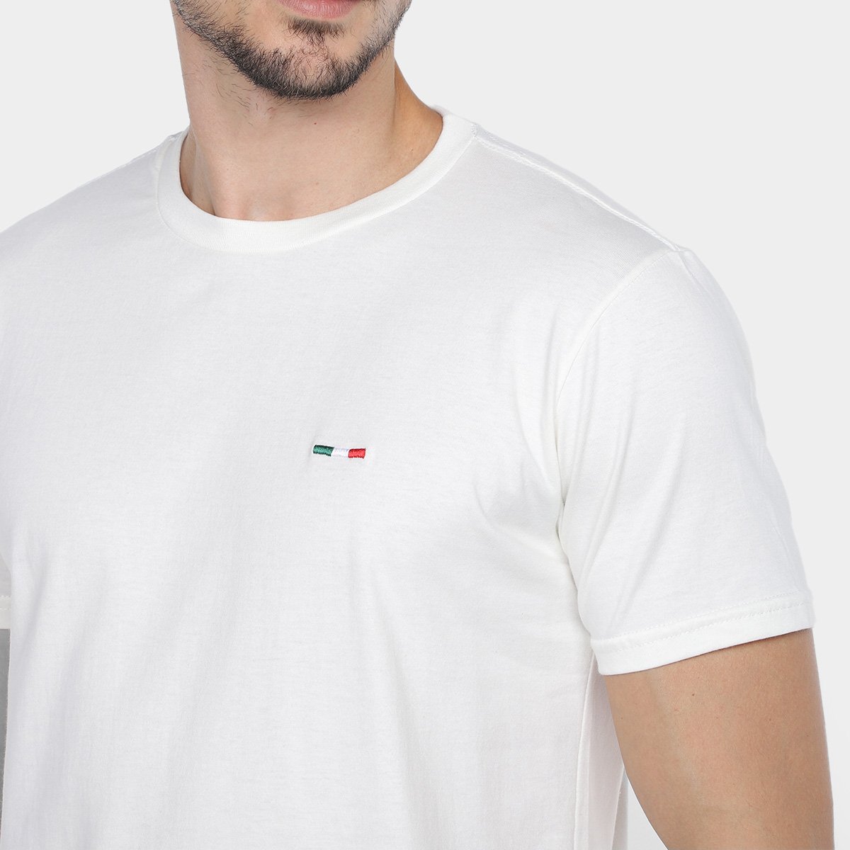 Miniatura Kit Camiseta Industrie Itália Alongada Masculina - 2 Peças Caramelo - G