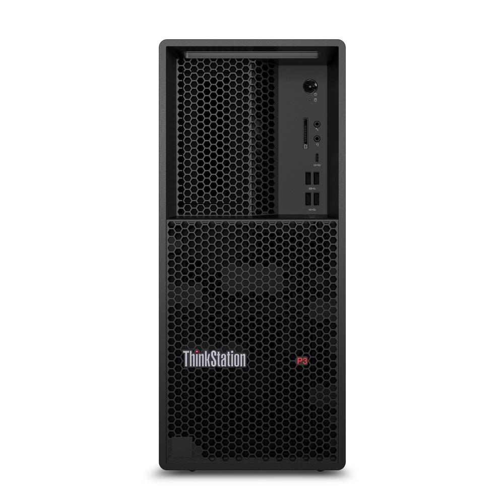 Miniatura Workstation Lenovo ThinkStation P3 Tower Intel Core i7-14700 32GB 512GB SSD Windows 11 - 30GU003GBO Preto