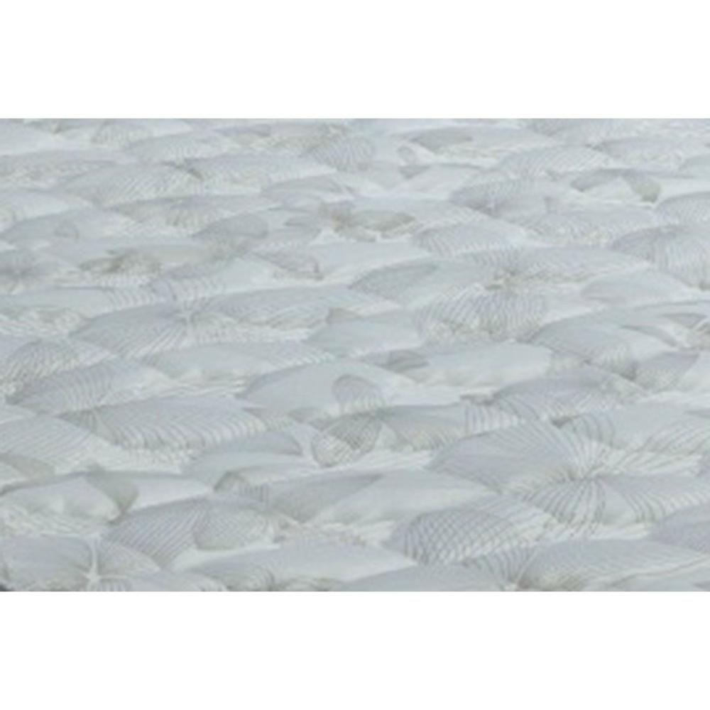 Miniatura Cama Box Queen: Colchão Molas Bonnel Ortobom Nanolastic Light Selado + Base Crc Suede Black(158x198)