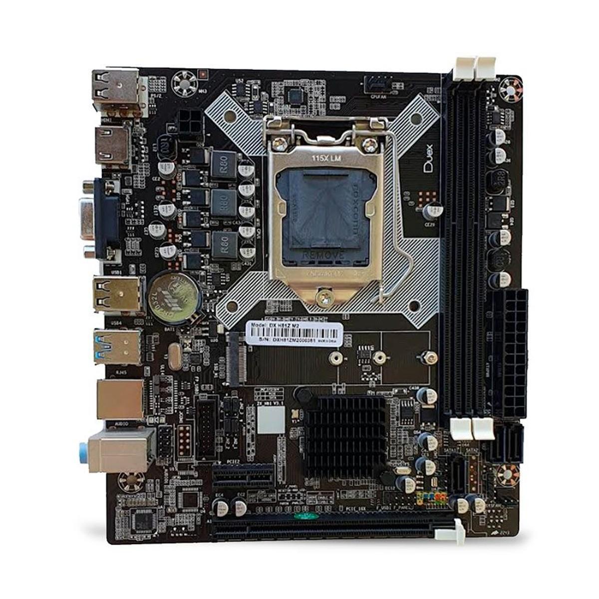 Miniatura Placa Mãe Duex Dx H81Zg M.2 Intel Lga 1150 Ddr3