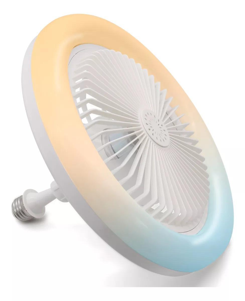 Miniatura Ventilador Teto Design Contemporâneo: Luminária Led