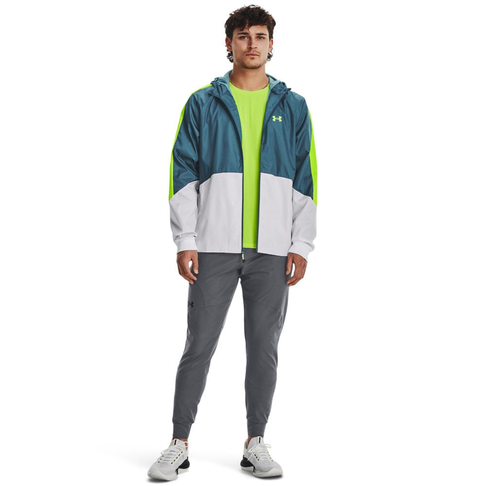 Jaqueta de Treino Masculina Under Armour Legacy Windbreaker Verde - G