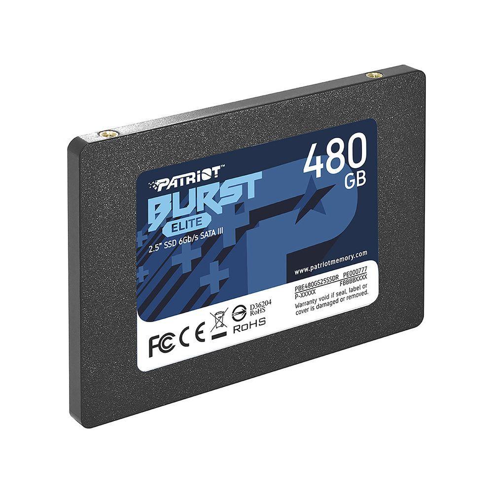Miniatura Ssd 480Gb Patriot Burst Elite Sata Iii 6Gb/S Leitura 450Mb