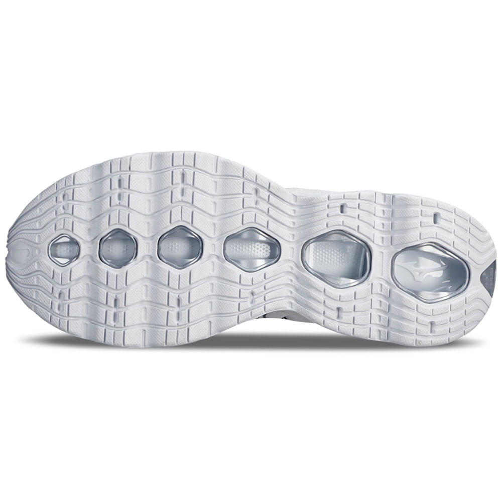 Miniatura Tênis Unissex Mizuno Wave Prophecy 13 Branco - 34