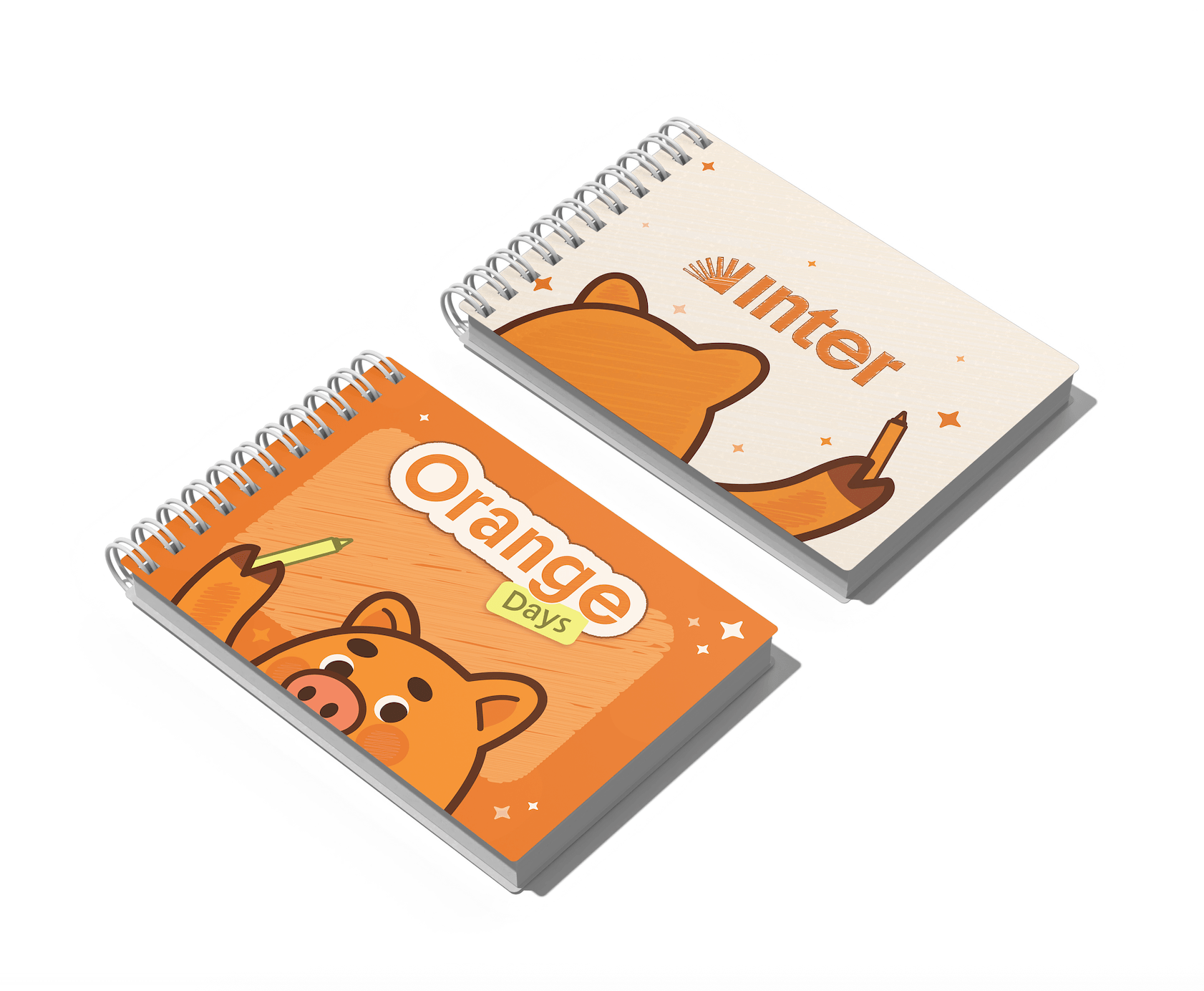 Orange Days - Livro de Colorir Inter