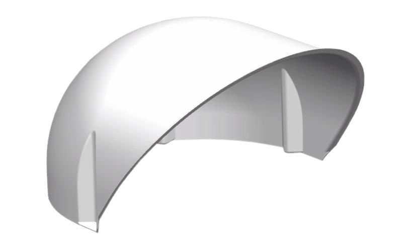 Miniatura Defletor Condensadora Barril Agratto Midea 7.000-12.000 34cm Novo - Defletor para ar condicionado - Mbw - Springer midea - Defletor Condensadora Barril .