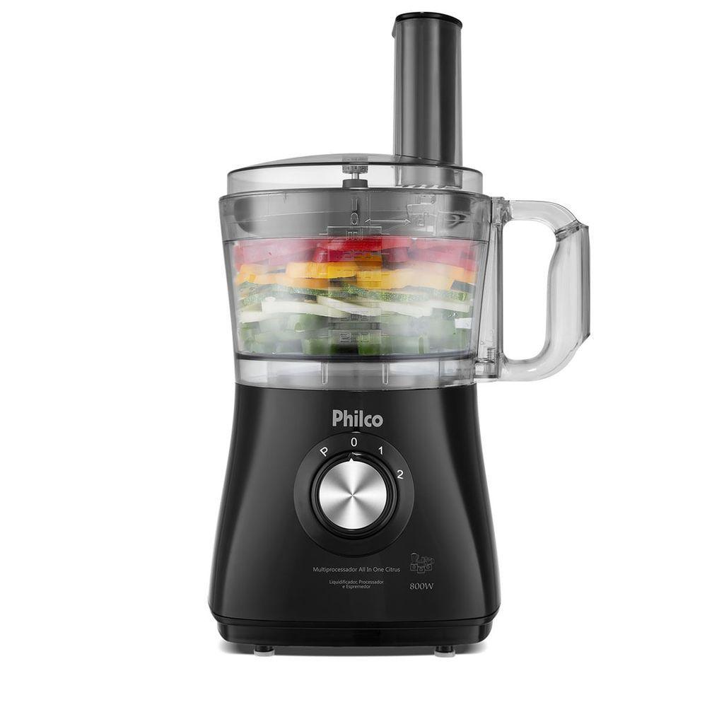 Multiprocessador Philco 5 em 1 800W All In One Citrus 110V