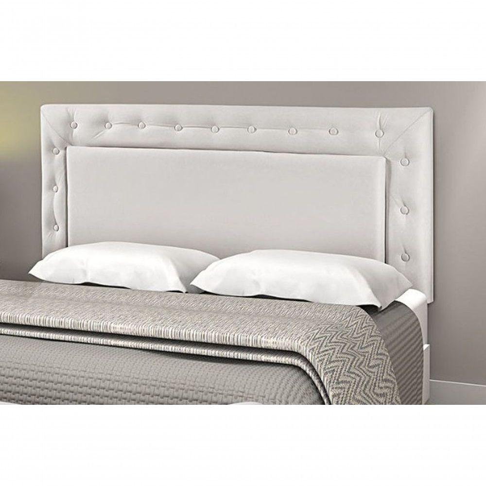 Miniatura Conjunto Quarto Recamier Baú Cabeceira 140 Cm Bege