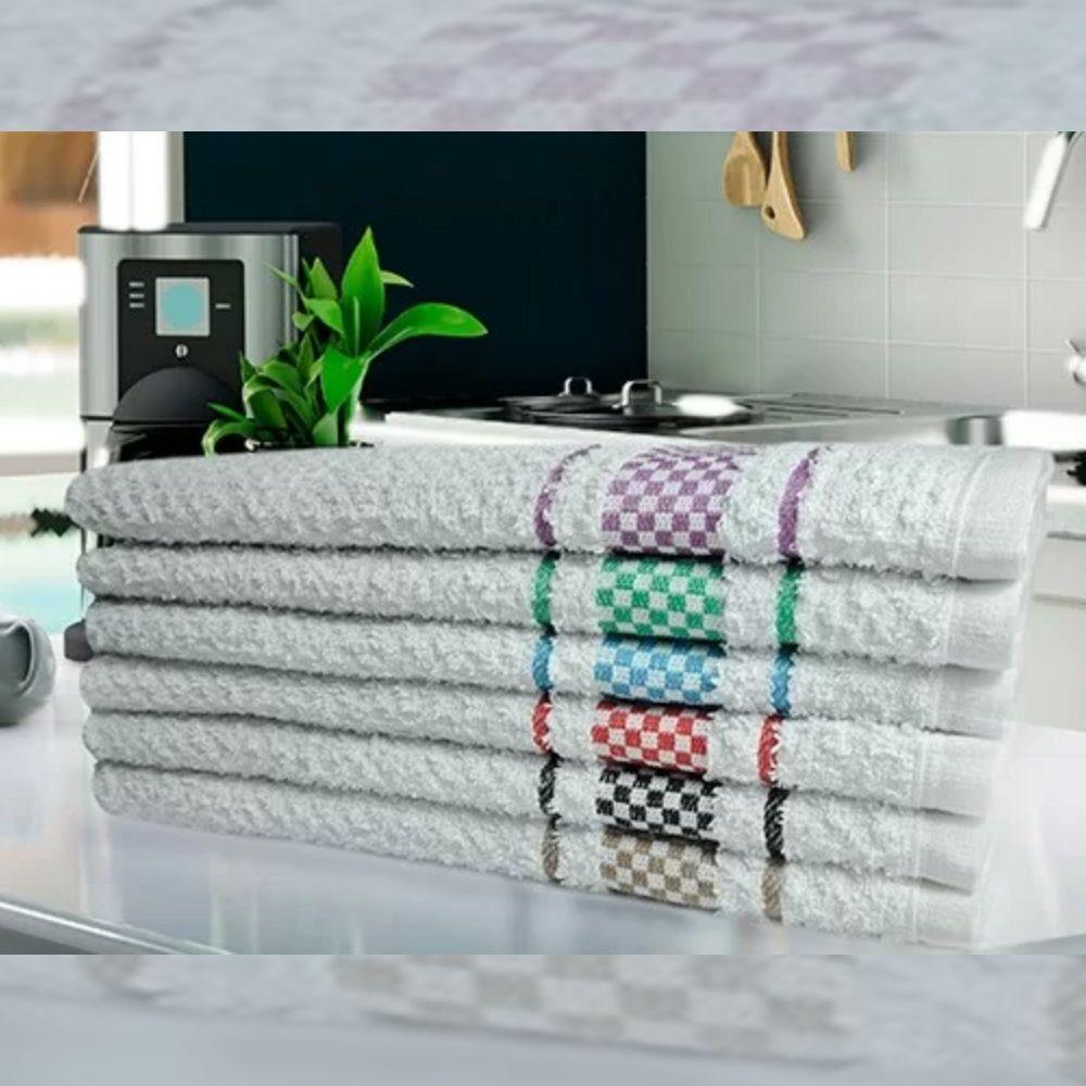 Miniatura 6 Panos De Prato Atoalhado Felpudo Premium Pr+mr+rx