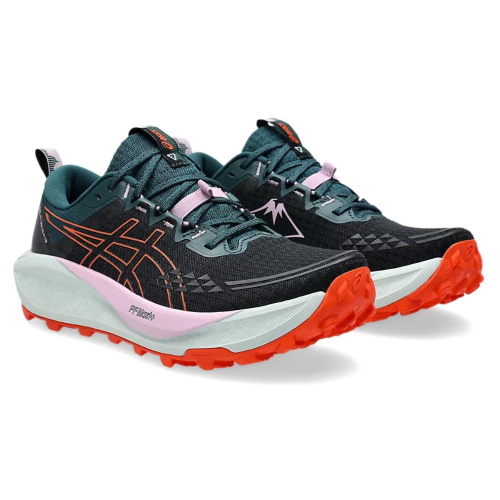 Miniatura Tênis Asics Gel-Trabuco 13 Feminino PRETO/LARANJA - 34