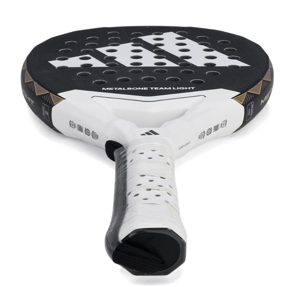 Raquete De Padel Adidas Metalbone Team Light 3.4 Preta Branca e Dourada