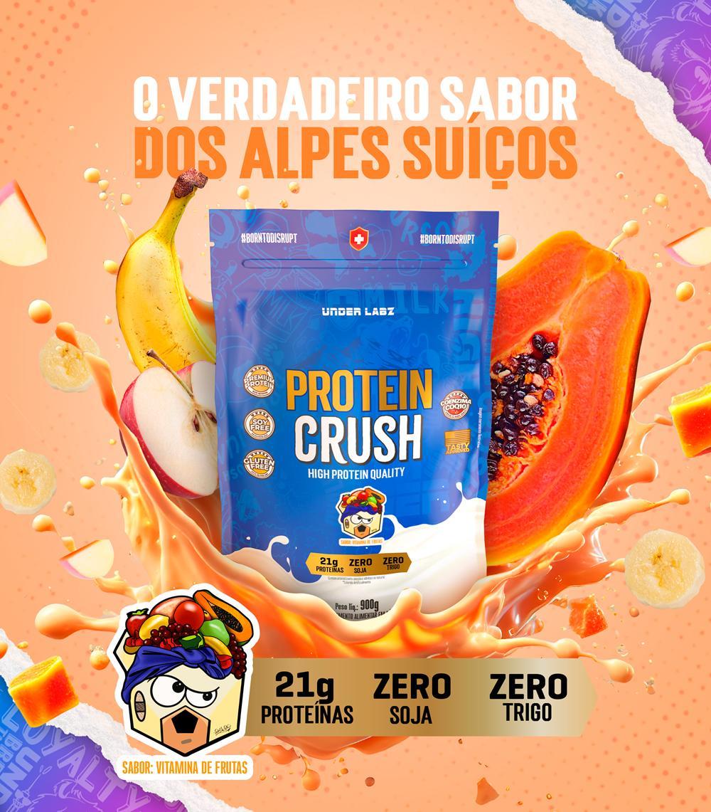 Miniatura Whey Protein Crush 100% Coq10 Refil 900G Under Labz