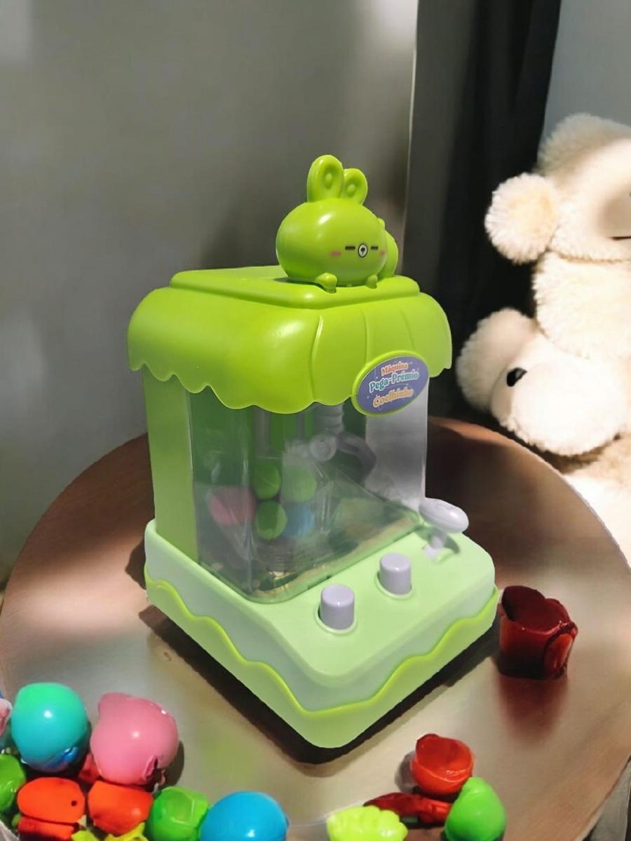 Mini Máquina De Bola Pega Premio Jogo Com Garra Divertido Co