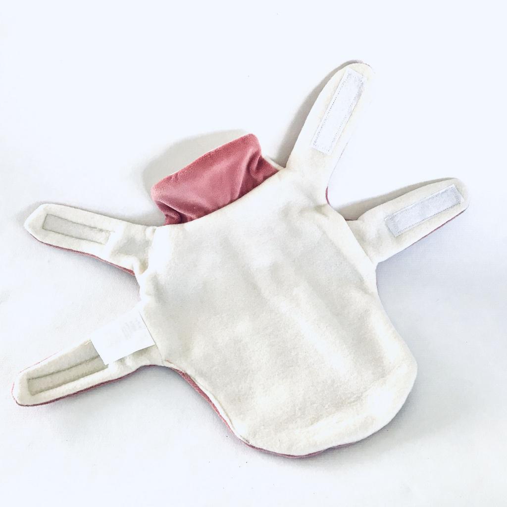 Miniatura Roupa De Pet Capa Plush Lisa Rosa Fabrica Pet Tamanho 00