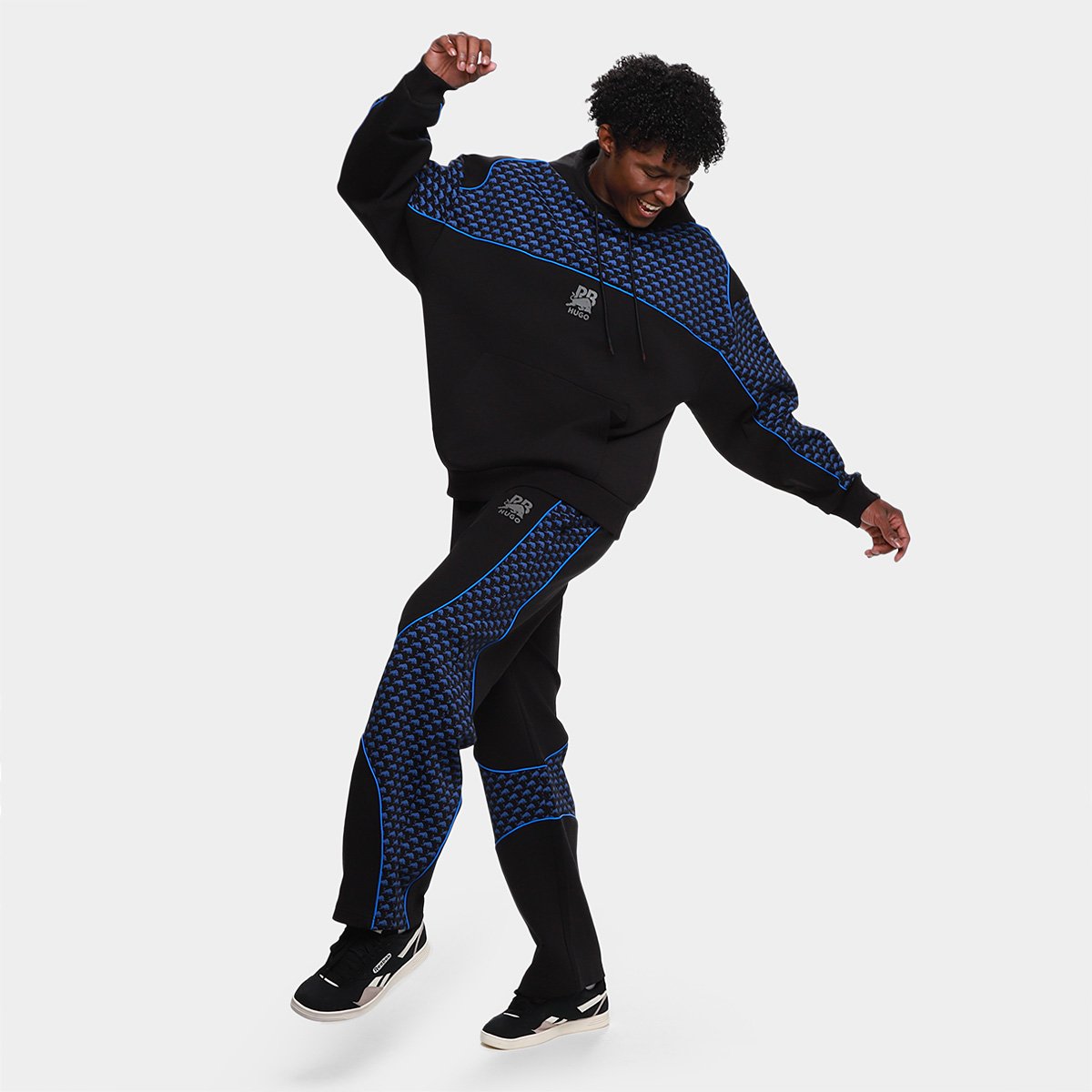 Jaqueta Hugo Boss  X Red Bull Dilverston Masculina Preto - G