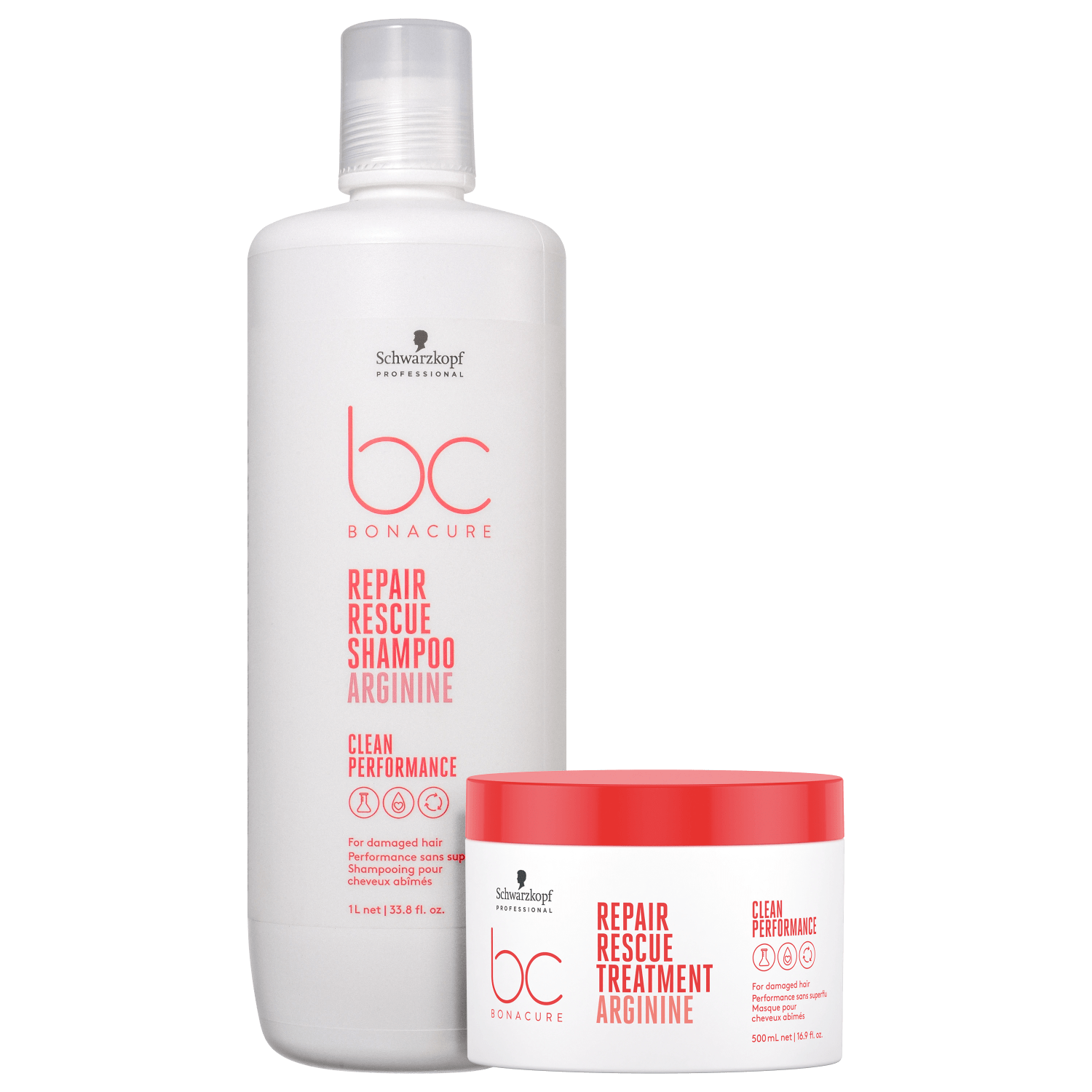 Miniatura Kit Schwarzkopf Professional BC Bonacure Repair Rescue Duo Treatment Super (2 Produtos)