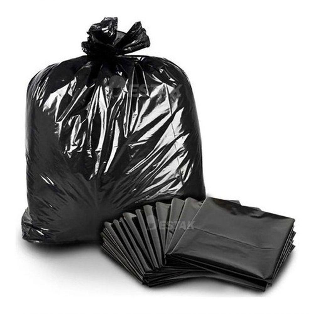 Miniatura Pacote 100 Sacos De Lixo Modelo Reforçado 60 Litros Atacado