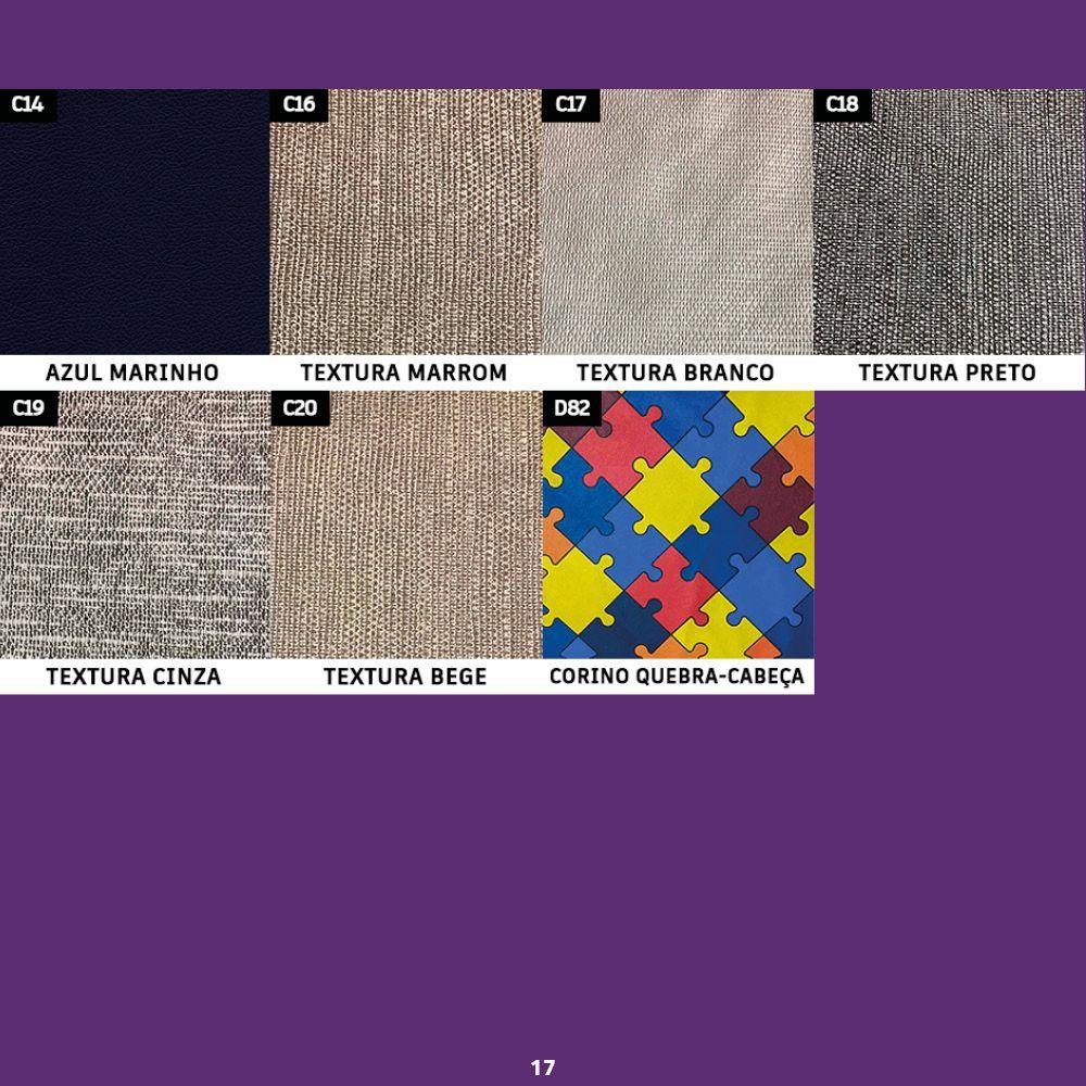 Miniatura Catálogo De Tecidos e Cores Para Poltronas e Puffs Corino
