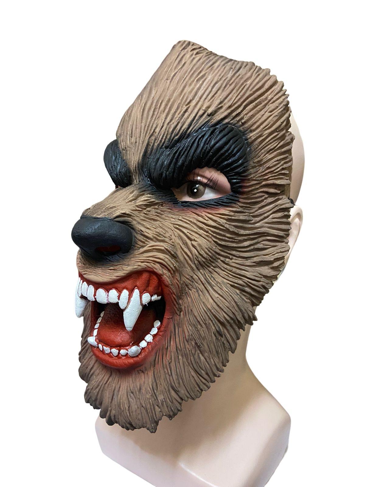 Fantasia Máscara Lobisomem Lobo Raivoso Terror