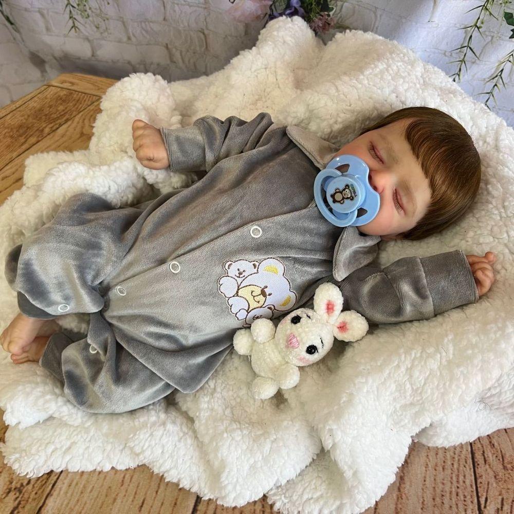 Bebê Reborn Hiper Realista Rosali Menino