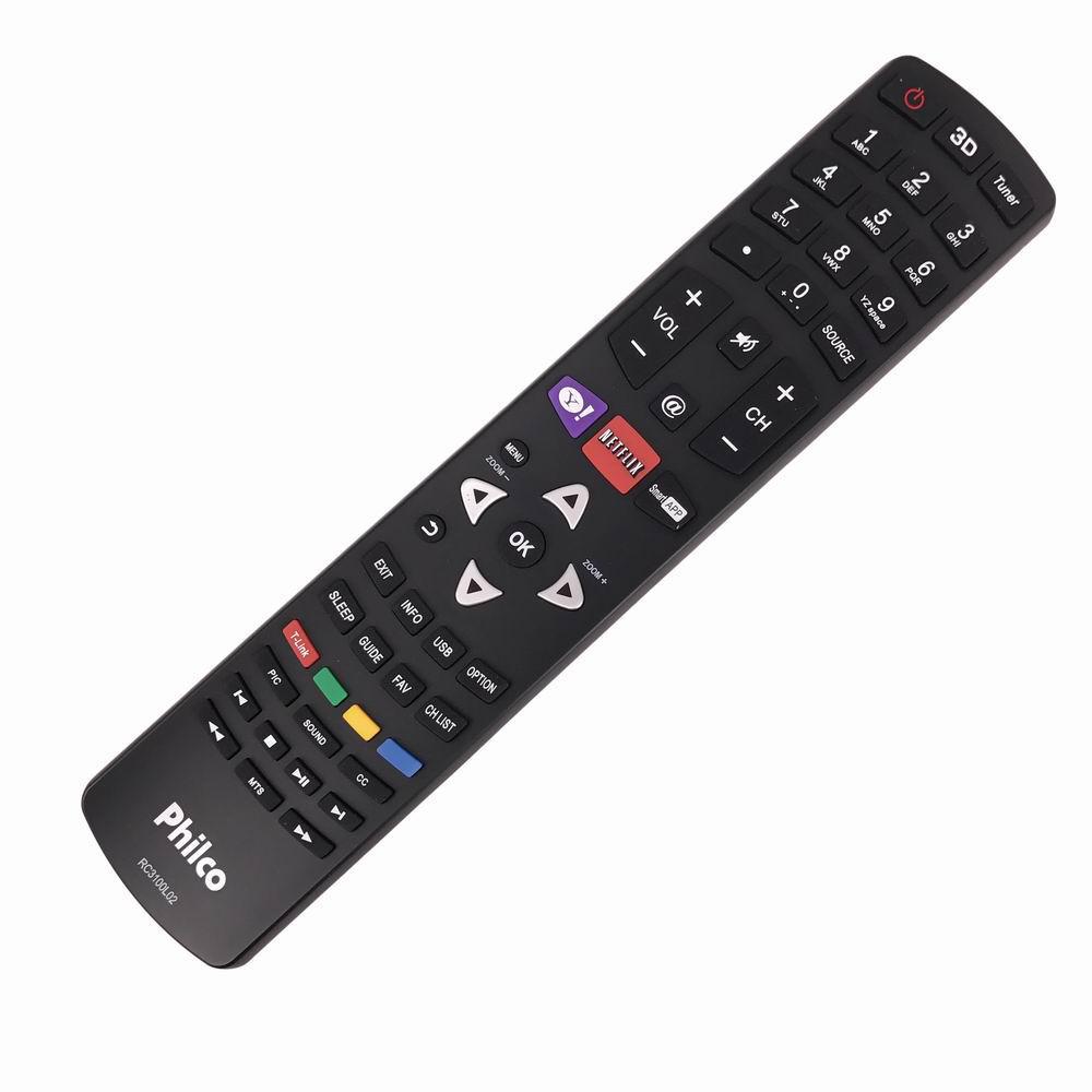 Miniatura Controle Remoto TV Philco Smart 4K - Funções Variadas