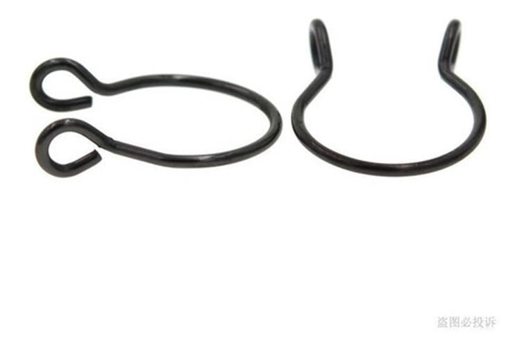Miniatura Piercing Nariz Septo Argola Falso - Preto