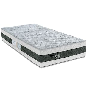 Miniatura Cama Box de Solteiro Biflex Turquia com Molas Ensacadas e Pillow Inn 69x88x188cm - Branco/Grafite