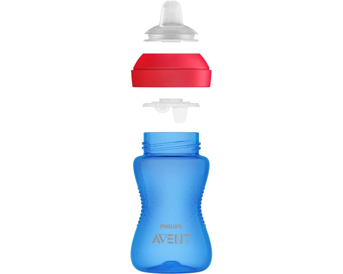 Miniatura Copo de Transição Philips Avent com Bico de Silicone 300ml Azul