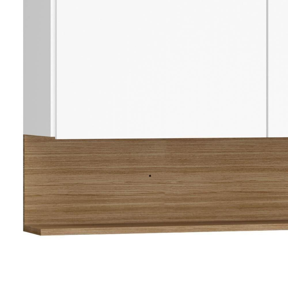 Miniatura Armário Aéreo 150cm 3 Portas Lina K02 Supremo-freijó - Mpozenato