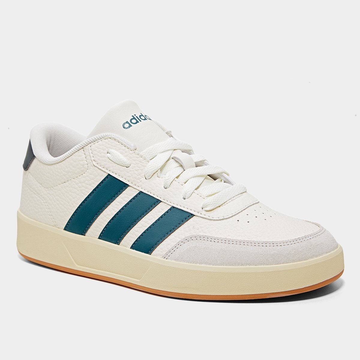 Miniatura Tênis Adidas Breaknet Branco+Verde - 34