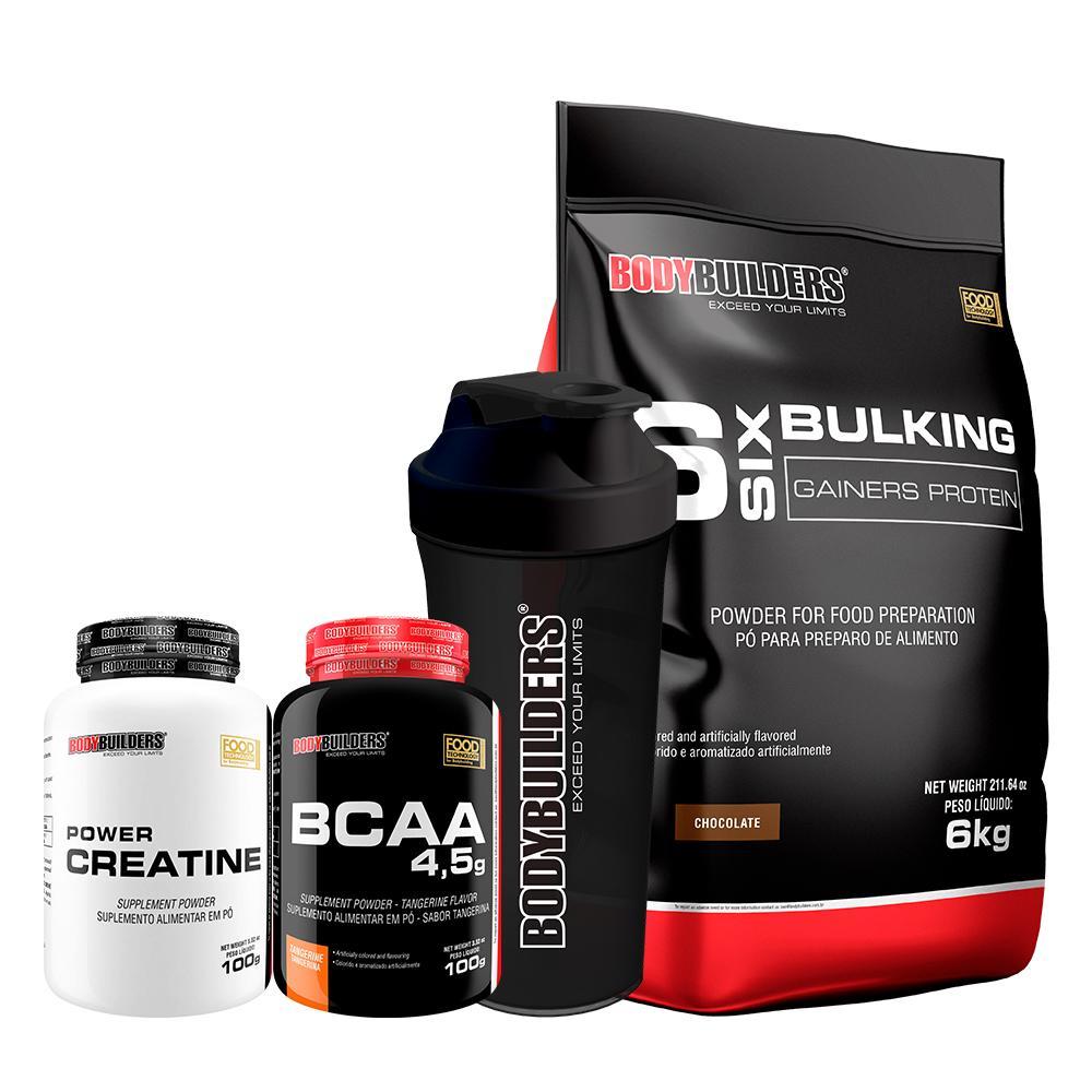 Miniatura Kit Bulking Protein 6Kg+ Creatina 100G+ Bcaa 100G