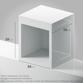 Miniatura Forno de Embutir Elétrico Electrolux OE8EA 80L Experience Air Fryer, PerfectCook360 e Painel Touch
