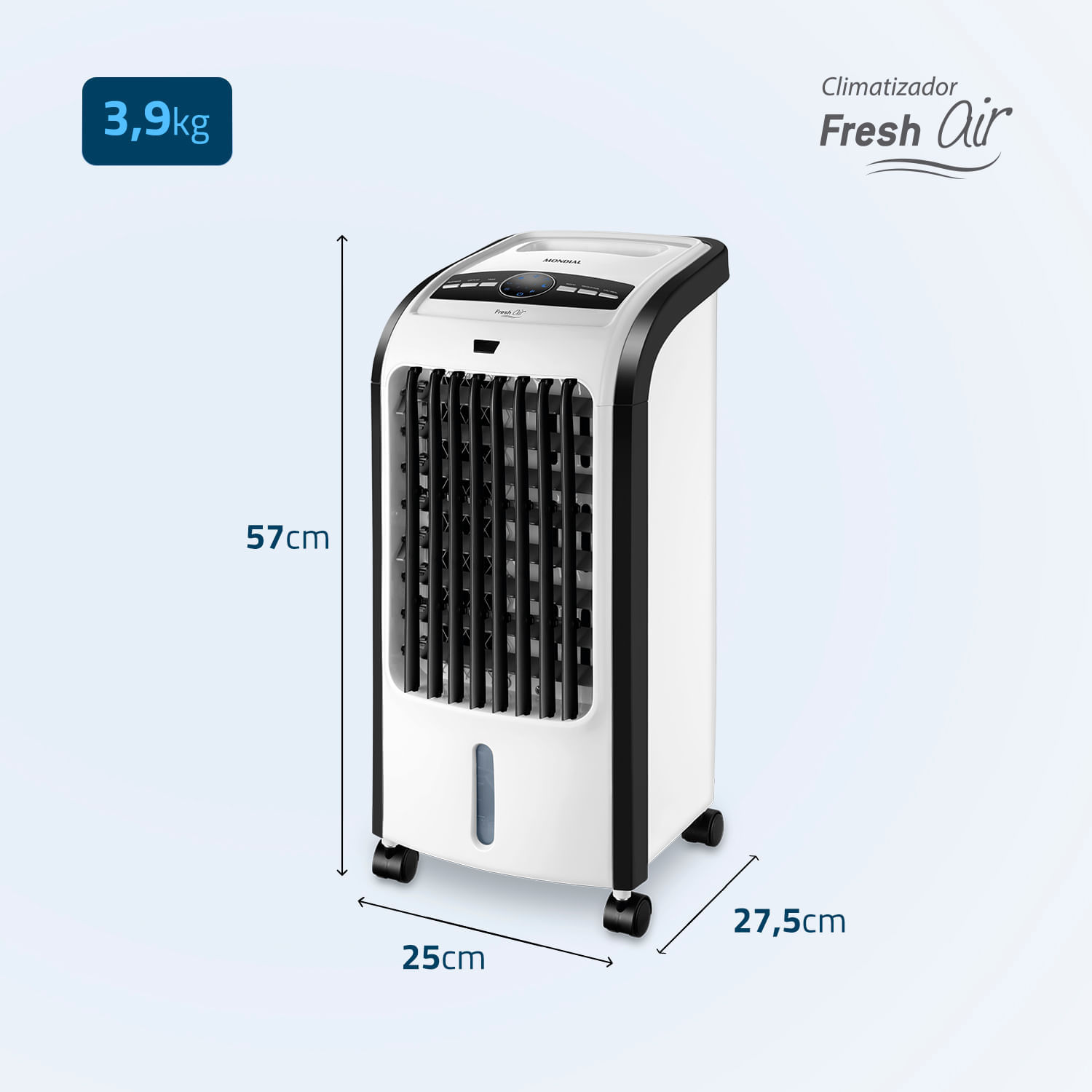 Climatizador Mondial Fresh Air CL-03 CLIMATIZADOR-127V-BRANCO/PRETO