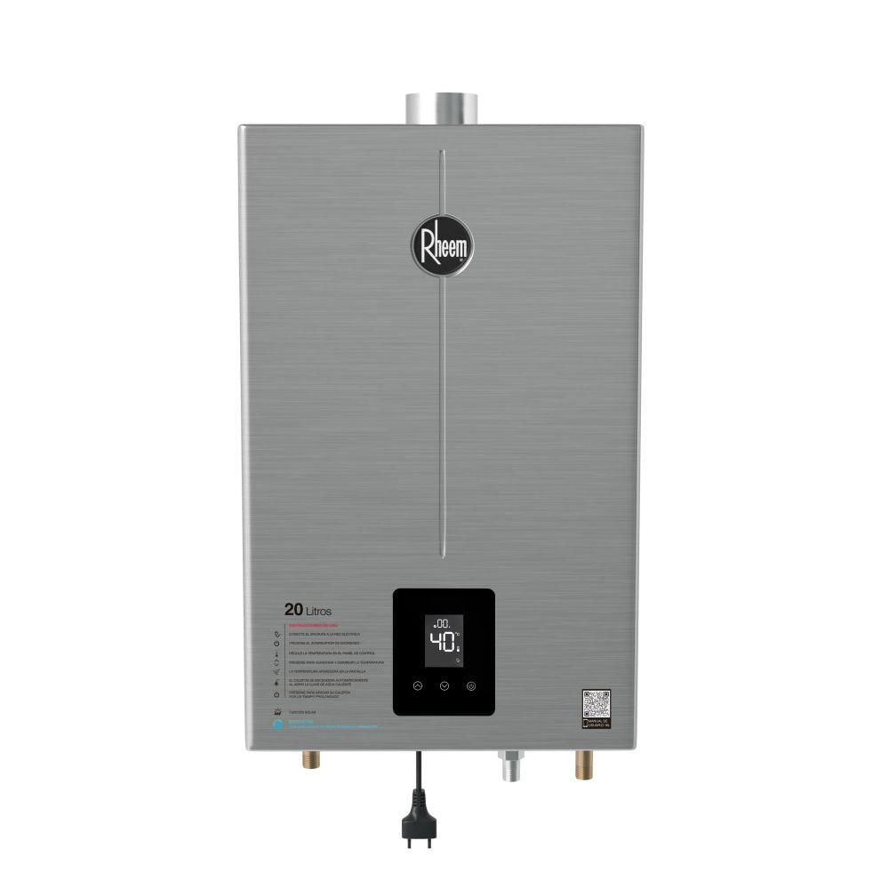 Miniatura Aquecedor 20 Litros Digital Inox Ef Bivolt Glp Rheem
