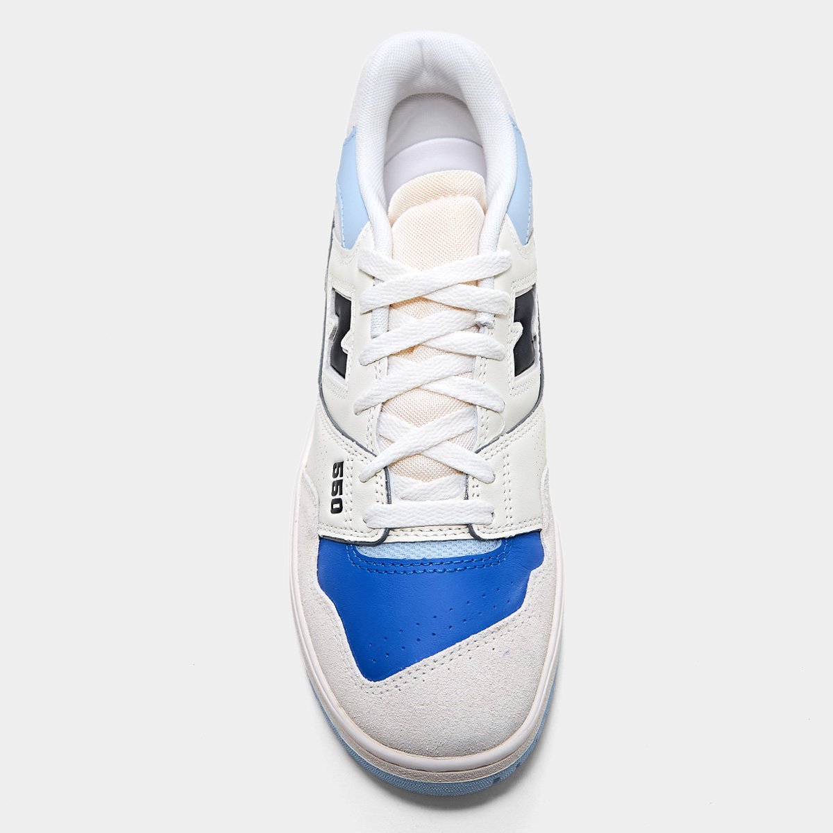 Miniatura Tenis New Balance 550 Masculino Bege+Azul - 34