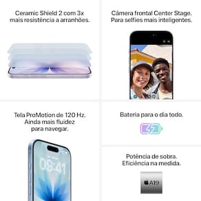 Apple iPhone 17 256GB 6,3" 48MP Preto