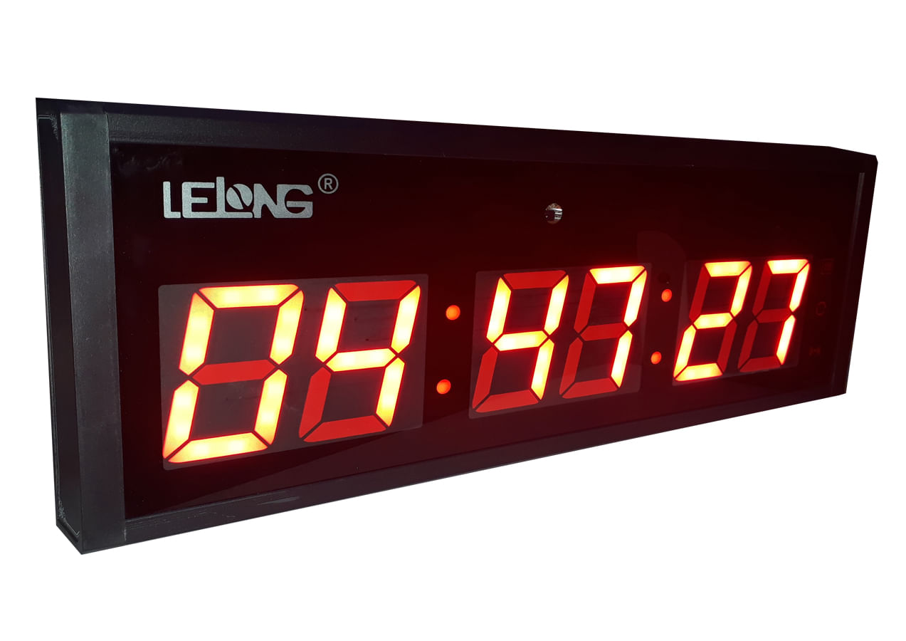 Miniatura Cronometro De Parede Timer Digital Led Academia Treinos 2119