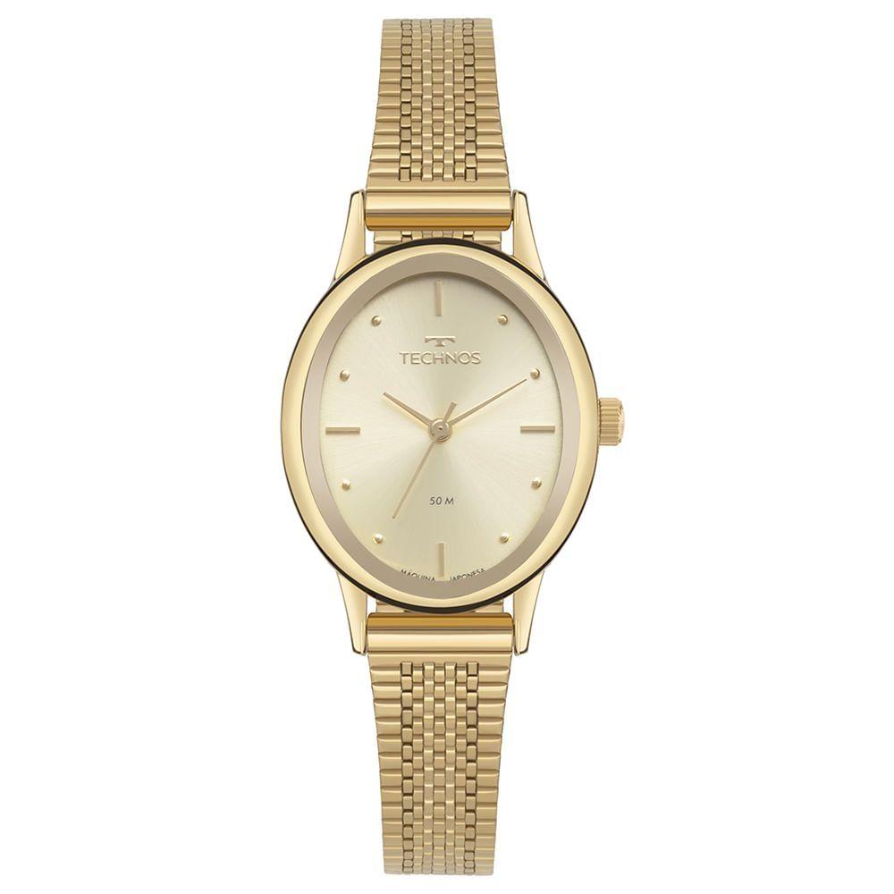 Miniatura Relógio Technos Feminino Style Dourado - 2035mzd-1d 2035mzd-1d