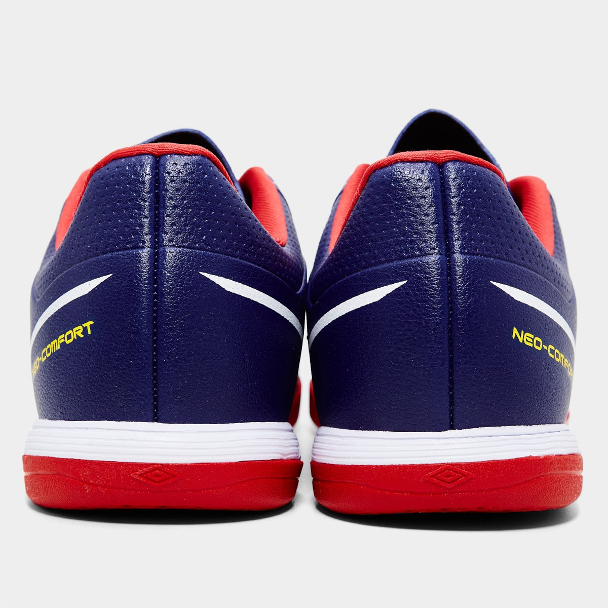 Miniatura Chuteira Futsal Umbro Neo-Comfort Unissex Marinho+Vermelho - 38