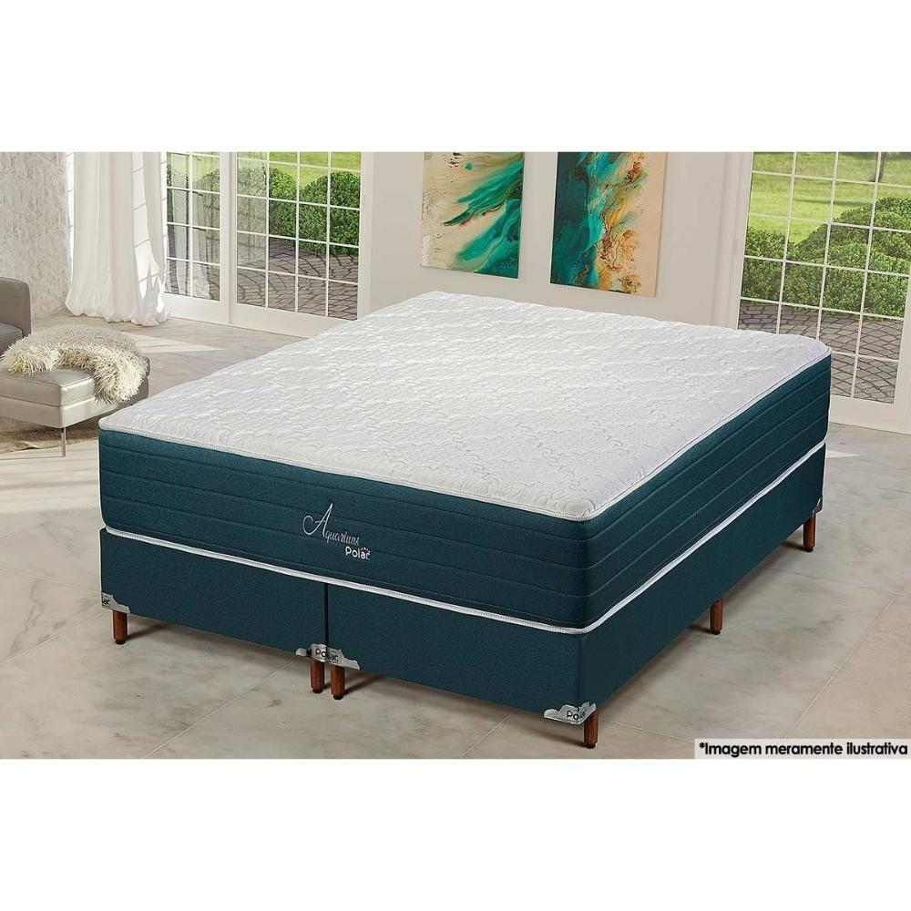 Miniatura Colchão Queen Molas Ensacadas Masterpocket Aquariuns (158x198x32) - Polar