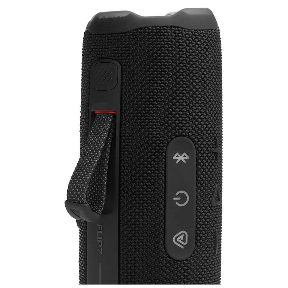 Miniatura Caixa Bluetooth JBL Flip 7 à Prova d´Água Preto - JBLFLIP7BLKBR Bivolt