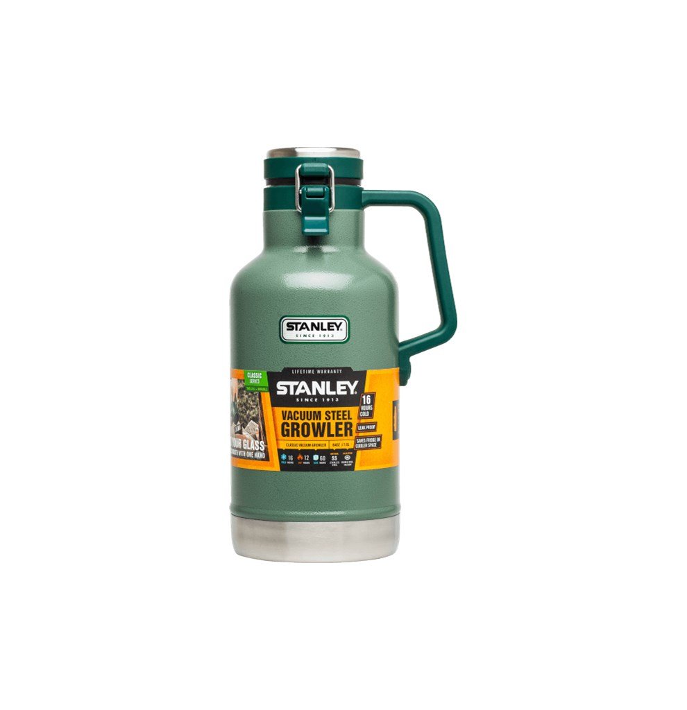 Miniatura Garrafa Growler Térmico 1,9 L STANLEY Classic Hammertone 1.9 l - Verde - Garrafa térmica - Stanley