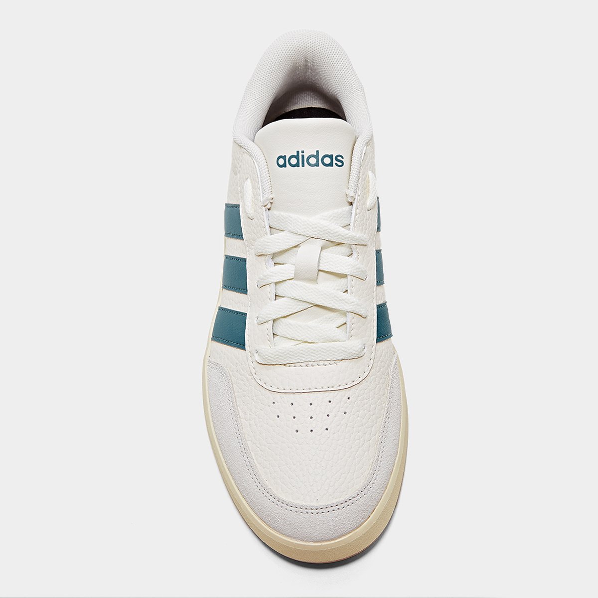 Miniatura Tênis Adidas Breaknet Branco+Verde - 34
