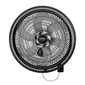 Miniatura Ventilador de Parede Britânia BVT575 Maxx Force 47cm com 3 Velocidades, 6 Pás e 176W - Preto 110V