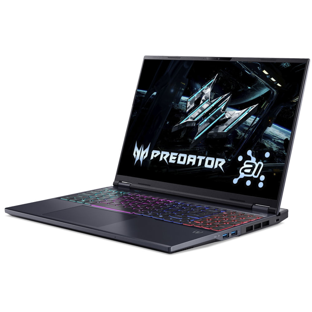 Miniatura Notebook Gamer Predator Helios Neo 16 AI PHN16-73-96SW Intel® Core™ Ultra 9 275HX 32GB RAM 1TB SSD RTX 5070 16”