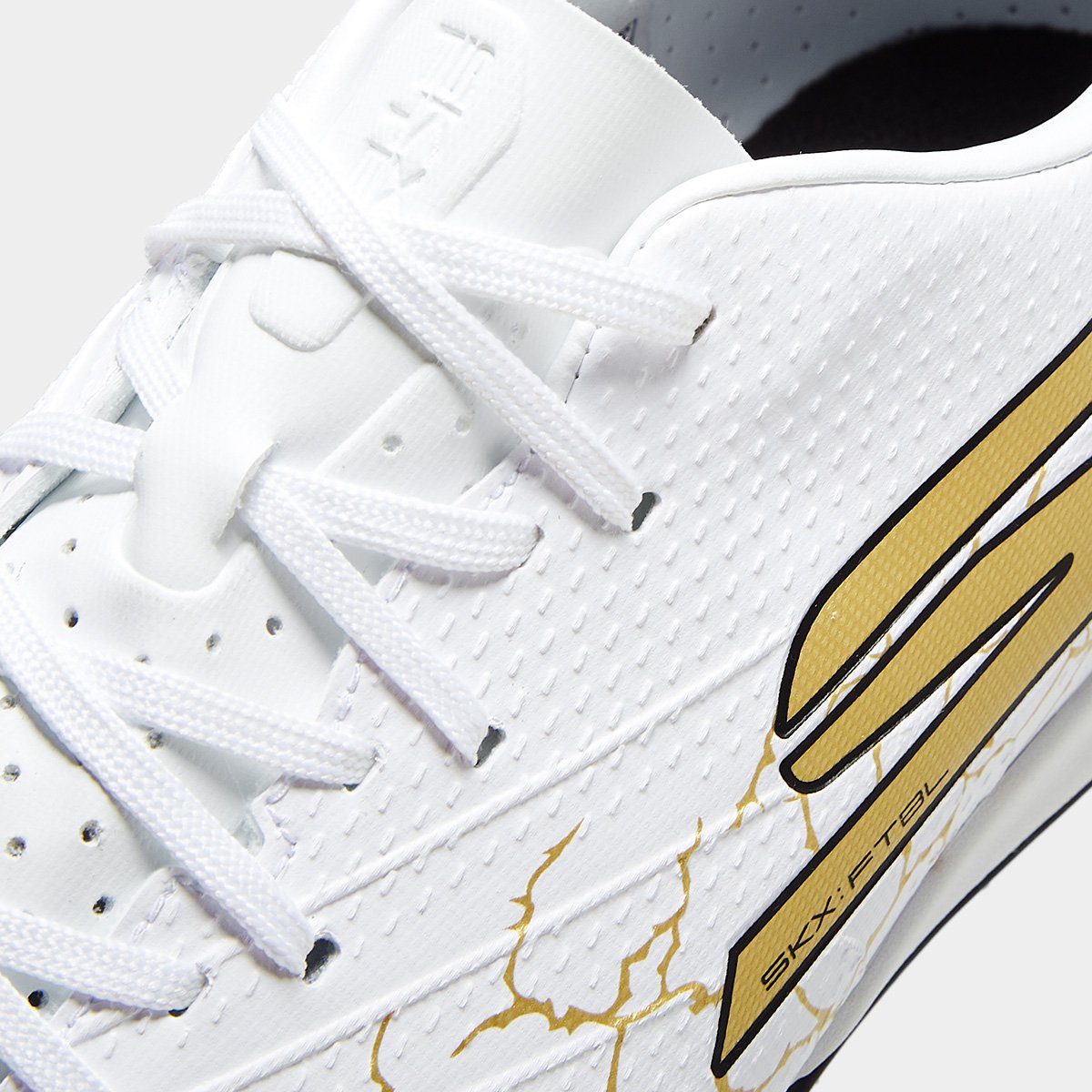 Chuteira Society Skechers Gold Masculina Branco+dourado - 38