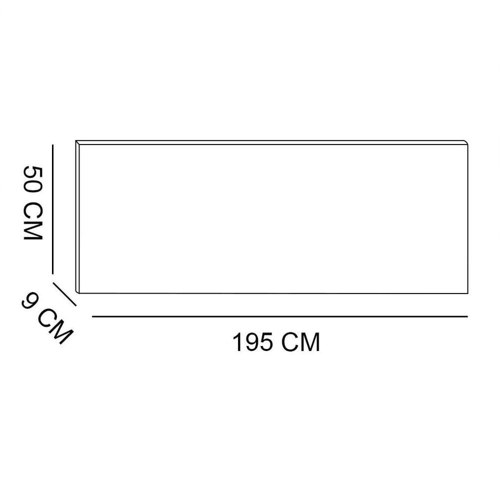 Miniatura Cabeceira Painel Modulada King 1,95m Lorena Suede Azul Marinho