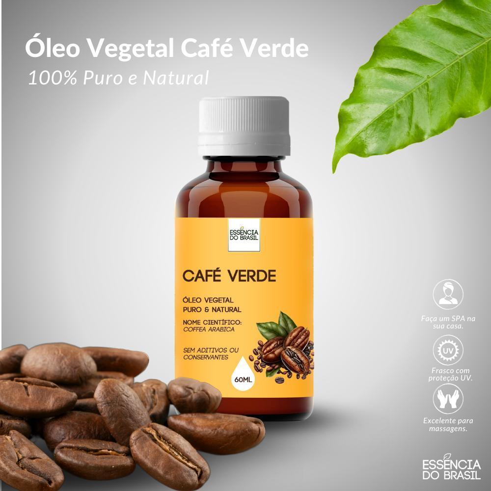 Miniatura Óleo Vegetal Café Verde 60Ml - Aromaterapia Natural E Puro